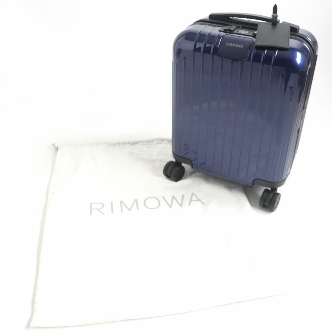 RIMOWA(リモワ)の未使用品▼RIMOWA リモワ 823.42.60.4 エッセンシャル ライト ミニ キッズ ミニ 4輪 キャリーケース 紺 19L TSAロック搭載 機内持込◎ レディースのバッグ(スーツケース/キャリーバッグ)の商品写真
