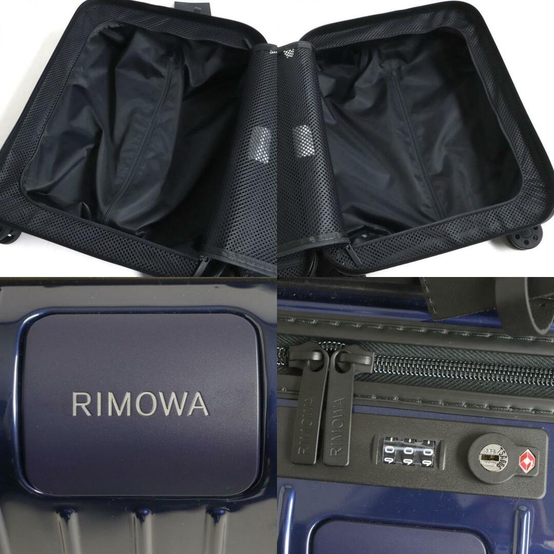 RIMOWA(リモワ)の未使用品▼RIMOWA リモワ 823.42.60.4 エッセンシャル ライト ミニ キッズ ミニ 4輪 キャリーケース 紺 19L TSAロック搭載 機内持込◎ レディースのバッグ(スーツケース/キャリーバッグ)の商品写真