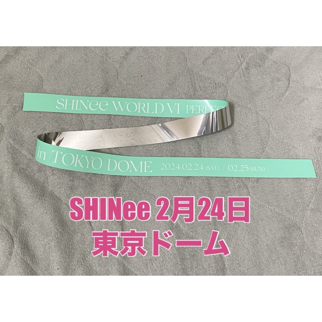 SHINee(シャイニー)の2月24日 SHINee東京ドーム 銀テープフル エンタメ/ホビーのタレントグッズ(アイドルグッズ)の商品写真