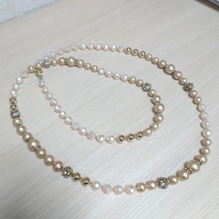 パールネックレス　１２０cm(ネックレス)