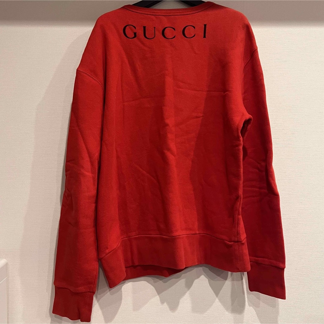 Gucci(グッチ)の【即配達】グッチ×ディズニー コットン スウェット　レッド　クールネック メンズのトップス(スウェット)の商品写真