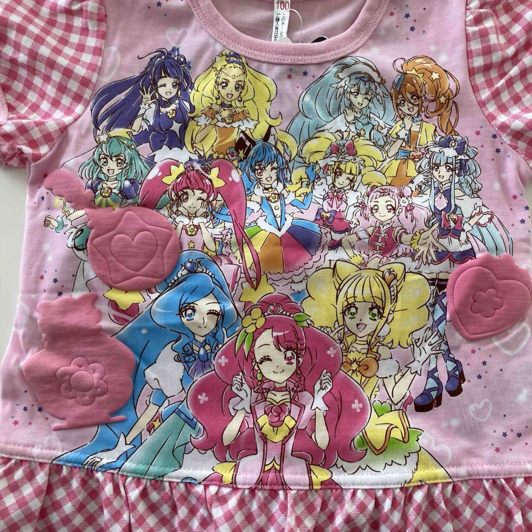 BANDAI(バンダイ)のプリキュア　オールスターズ　パジャマ キッズ/ベビー/マタニティのキッズ服女の子用(90cm~)(パジャマ)の商品写真