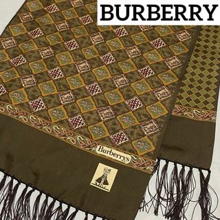 バーバリー(BURBERRY) マフラー（グリーン・カーキ/緑色系）の通販 64