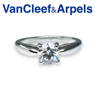 ヴァンクリーフアンドアーペル(Van Cleef & Arpels)のヴァンクリーフ&アーペル リング ボヌール ソリティア Pt950 ダイヤ 8号(リング(指輪))