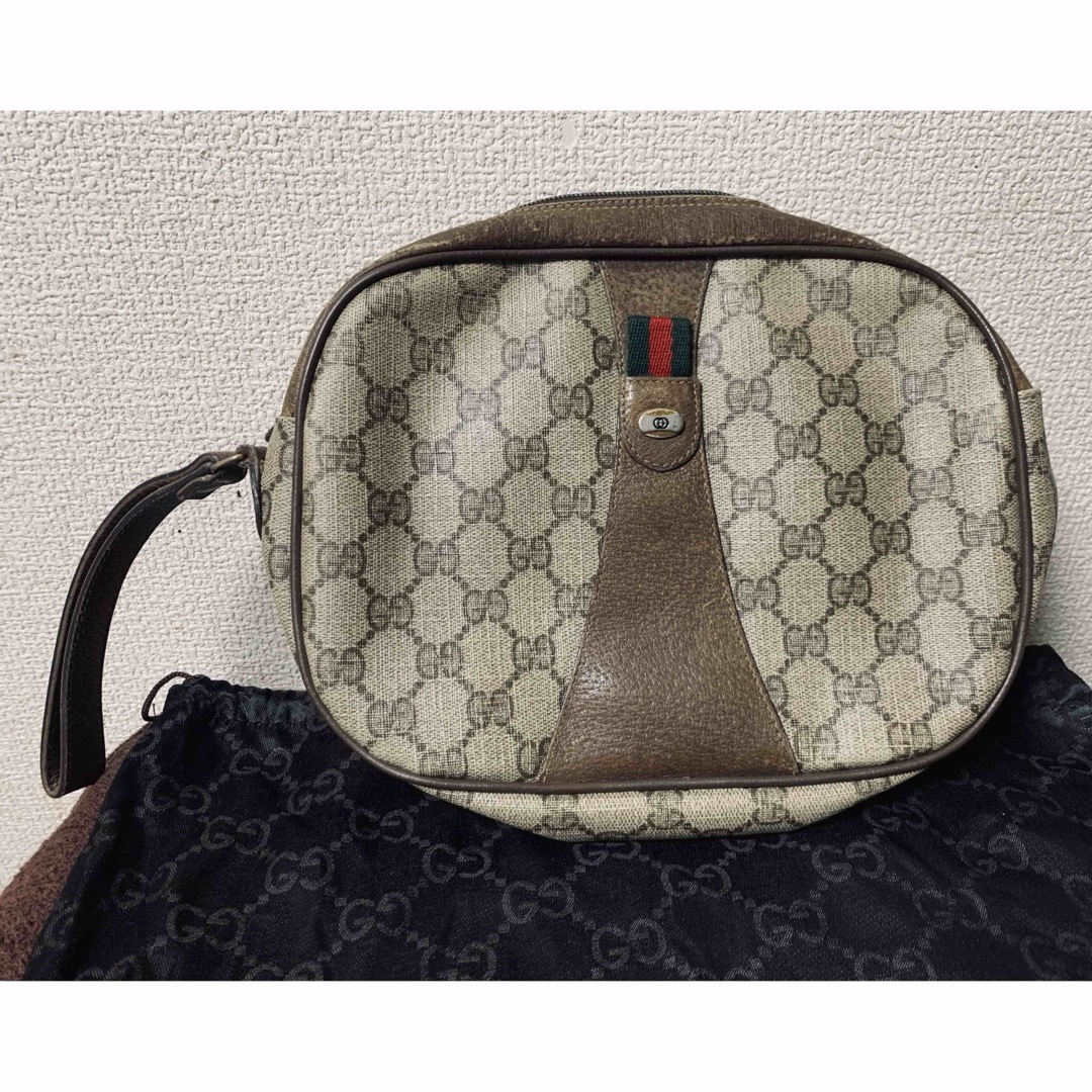 Gucci(グッチ)のオールドGUCCIクラッチバッググッチセカンドバッグ メンズのバッグ(セカンドバッグ/クラッチバッグ)の商品写真