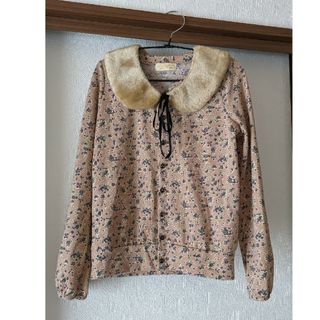 ダブルクローゼット(w closet)の花柄カーディガン(カーディガン)