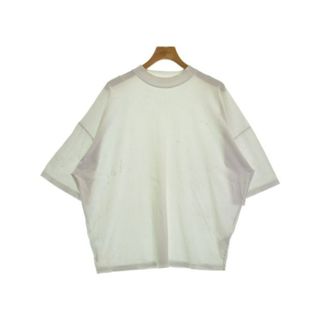 ジルサンダー(Jil Sander)のJIL SANDER ジルサンダー Tシャツ・カットソー L 白 【古着】【中古】(Tシャツ/カットソー(半袖/袖なし))