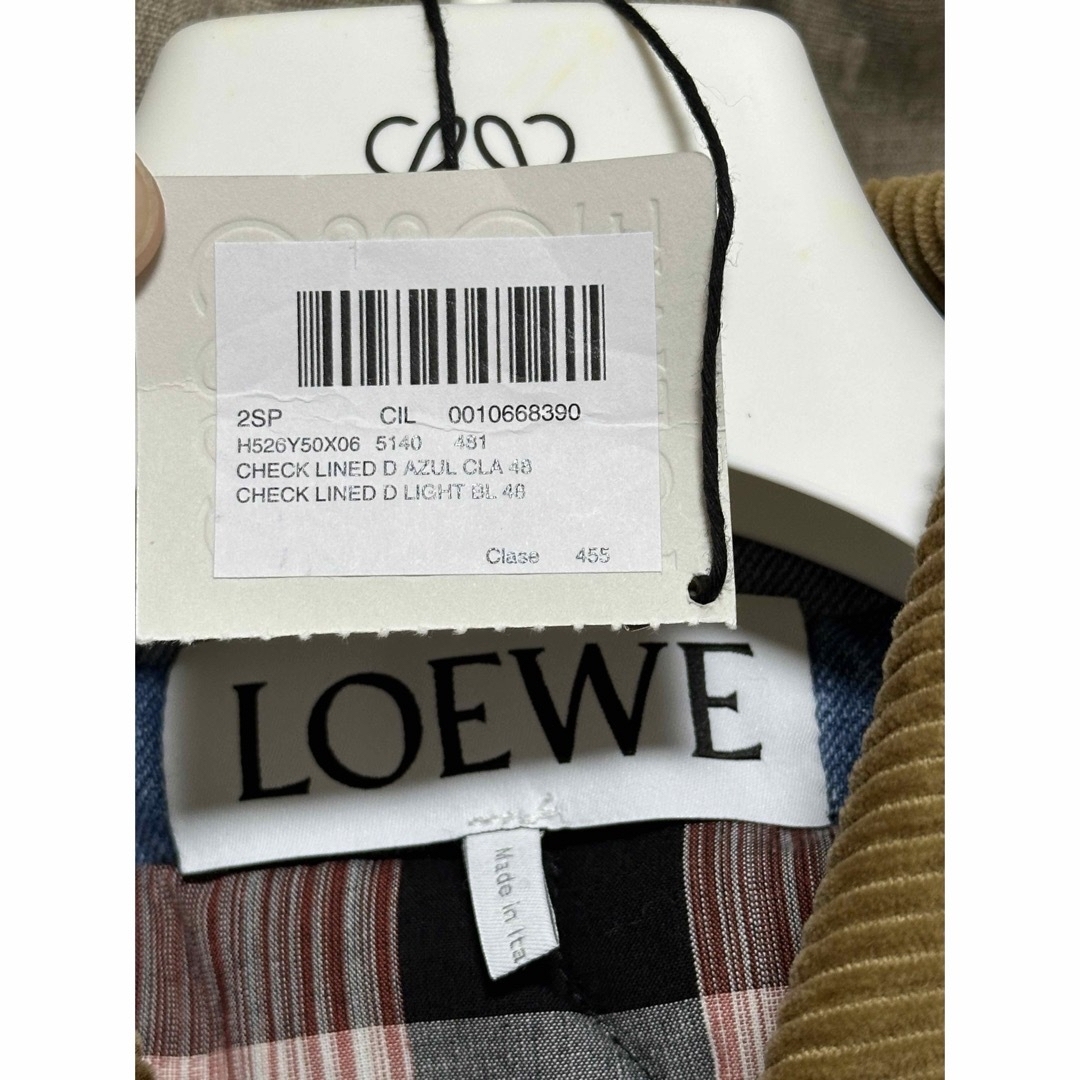 LOEWE(ロエベ)の【新品】ロエベ Loewe デニムジャケット 48サイズ メンズのジャケット/アウター(Gジャン/デニムジャケット)の商品写真