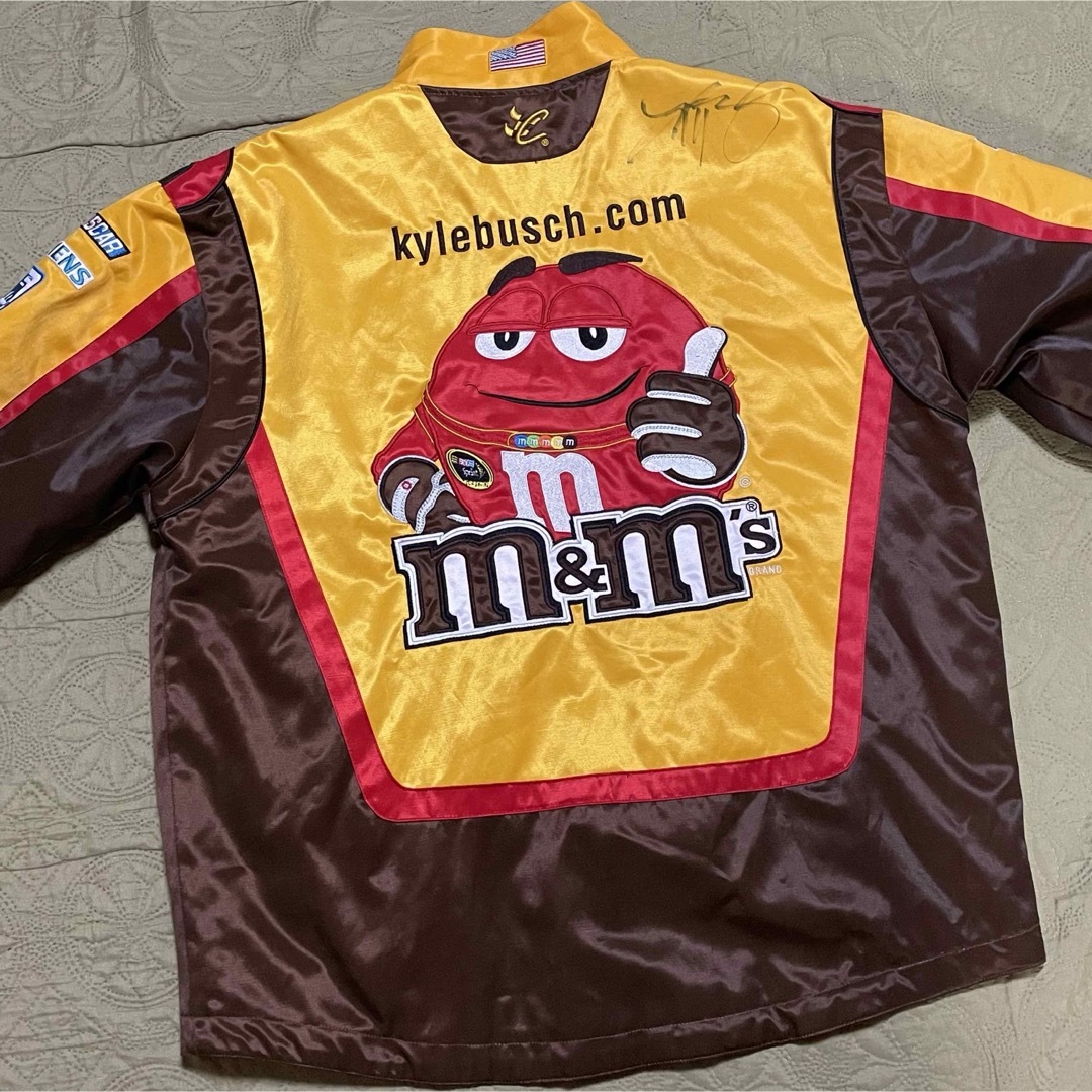 M&M - ナスカー レーシングジャケット m&m's カイル ブッシュ M&M - ナスカー レーシングジャケット m&m's カイル ブッシュ