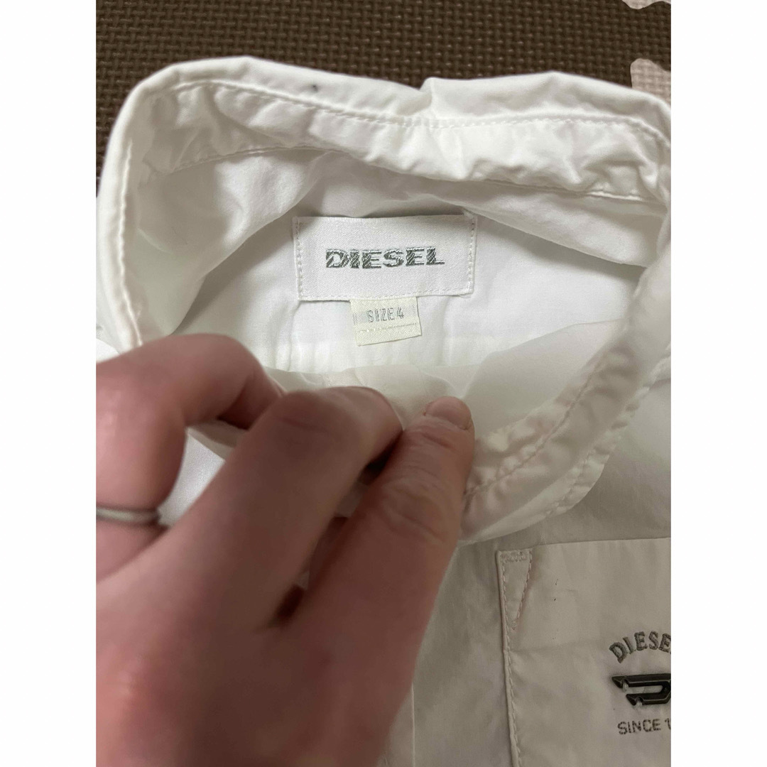 DIESEL(ディーゼル)のディーゼル　長袖シャツ　入園式SIZE4 キッズ/ベビー/マタニティのキッズ服男の子用(90cm~)(Tシャツ/カットソー)の商品写真