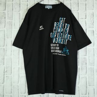 【完売品◎希少】トレーニングウェア デカロゴ プリントロゴ キングサイズ 3L(Tシャツ/カットソー(半袖/袖なし))