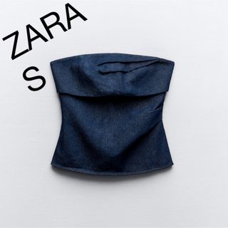 ザラ(ZARA)のストラップレストップス(ベアトップ/チューブトップ)