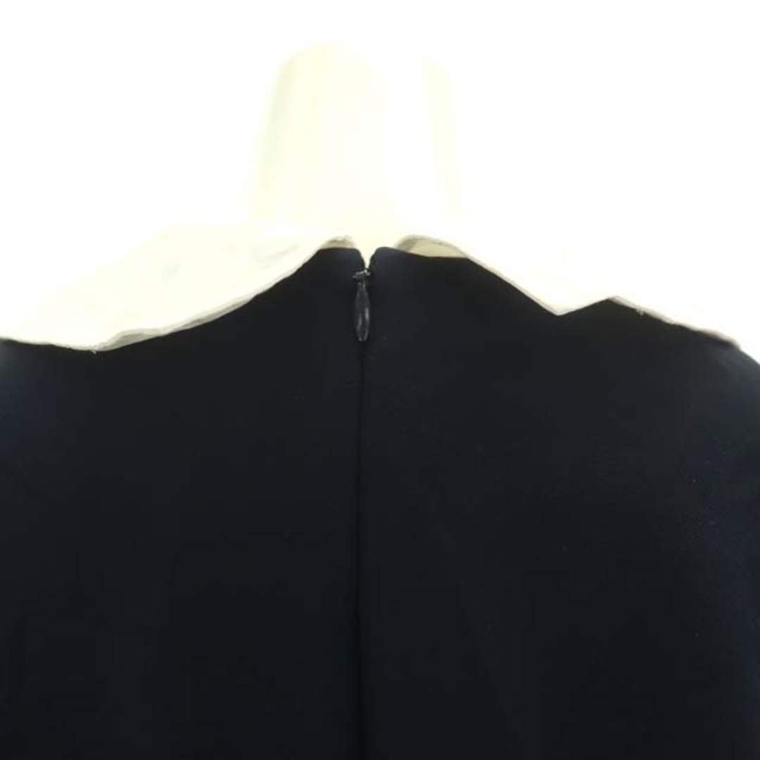 Chesty(チェスティ)のチェスティ 21SS ビジューワンピース 半袖 ロング 装飾 切替 1 白 紺 レディースのワンピース(ロングワンピース/マキシワンピース)の商品写真