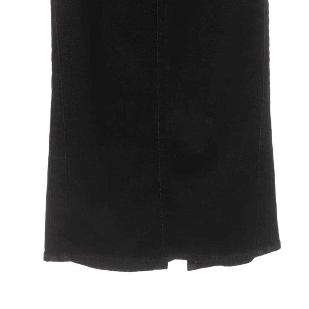 BARNYARDSTORM(バンヤードストーム)のバンヤードストーム デニムロングスカート ロング丈 コットン 0 S 黒  レディースのスカート(ロングスカート)の商品写真