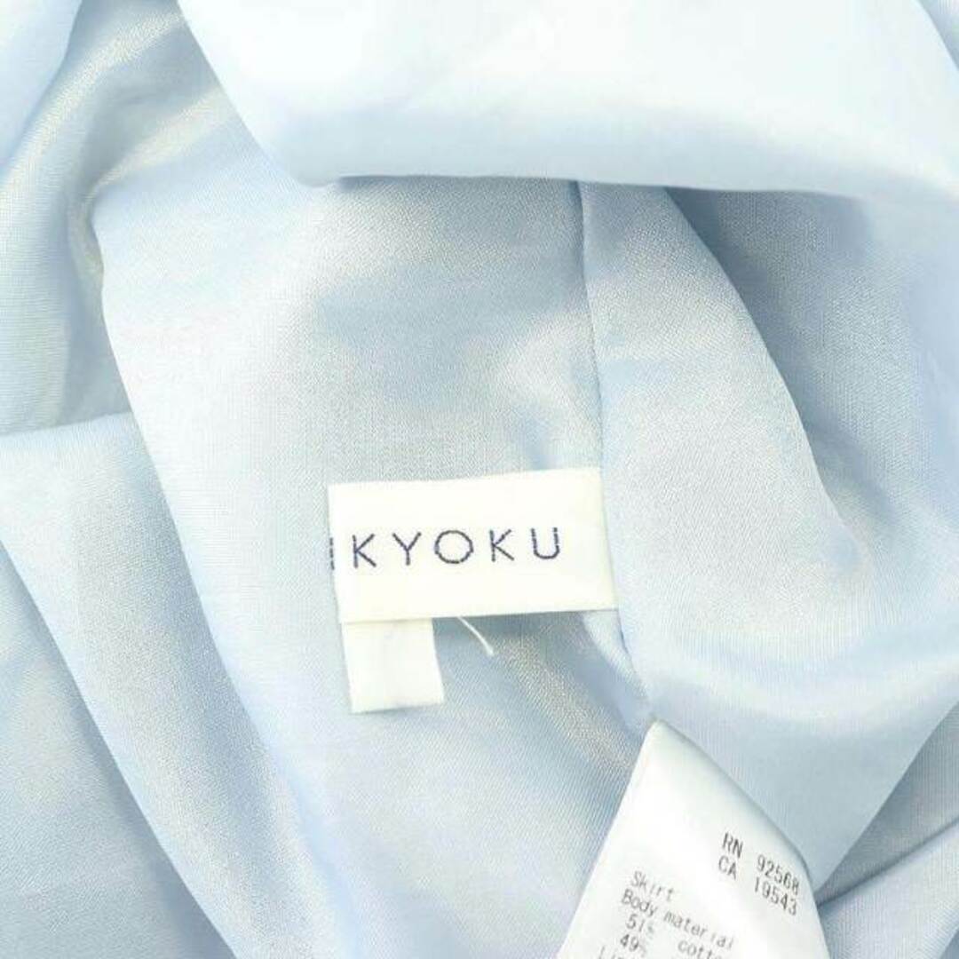 kumikyoku（組曲）(クミキョク)のクミキョク 組曲 フレアスカート イージー ミモレ ロング タック 3 L 青 レディースのスカート(ロングスカート)の商品写真