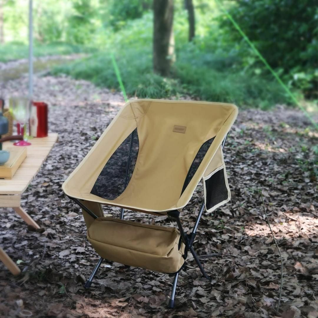アウトドアチェア キャンプイス キャンプチェア 折りたたみいす インテリア/住まい/日用品の椅子/チェア(折り畳みイス)の商品写真