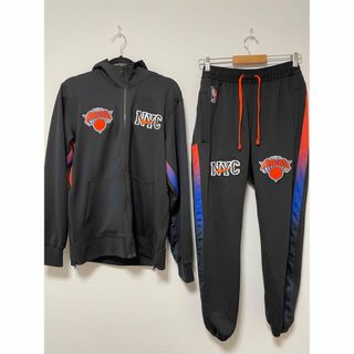 ナイキ(NIKE)の国内未発売　new york knicks オーセンティックsetup レア(バスケットボール)