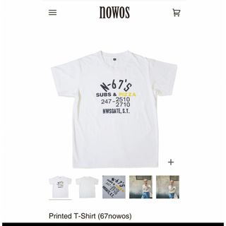 ファビアンルー(Fabiane Roux)の【美品】67nowos  Printed T-Shirt   nowos(Tシャツ(半袖/袖なし))