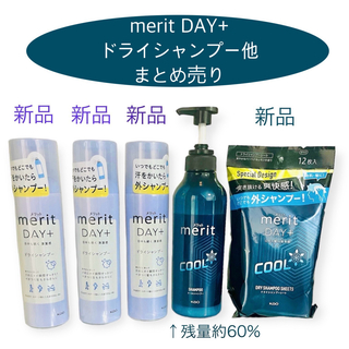 merit（KAO） - メリットデイプラス　merit DAY+ シリーズ　シャンプー　まとめ売り