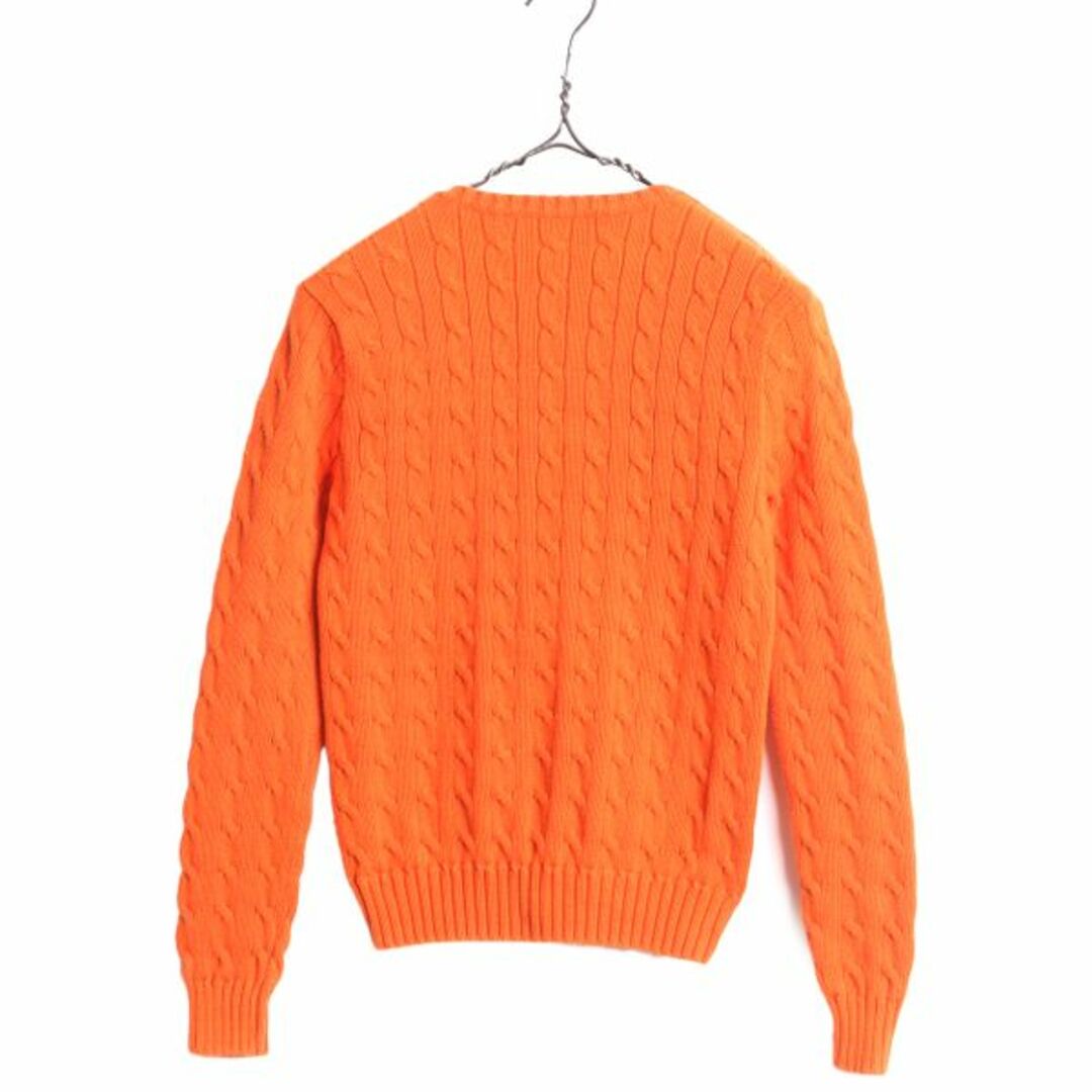 Ralph Lauren - ラルフローレン Vネック コットン ケーブル Ralph Lauren - ラルフローレン Vネック コットン ケーブル