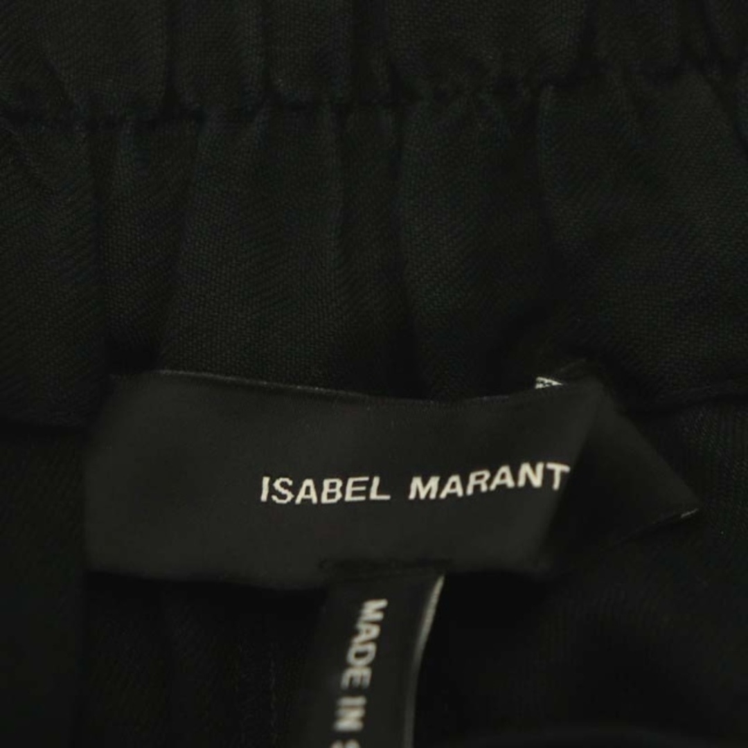 Isabel Marant(イザベルマラン)のイザベルマラン レーヨンリネンタックショートパンツ ジッパーフライ 36 黒 レディースのパンツ(ショートパンツ)の商品写真