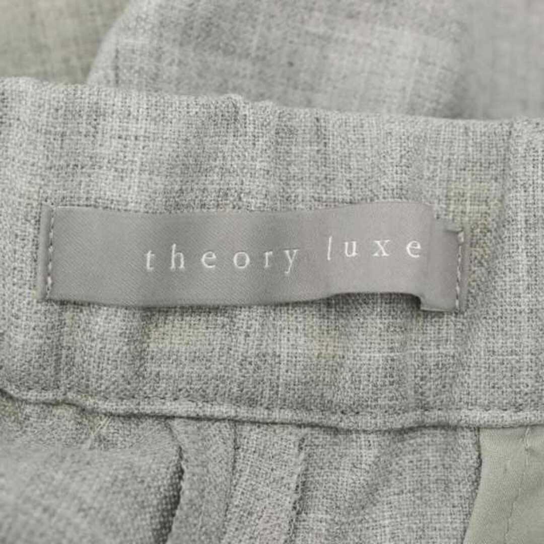 Theory luxe(セオリーリュクス)のセオリーリュクス 22AW パンツ テーパード センタープレス XL グレー レディースのパンツ(その他)の商品写真