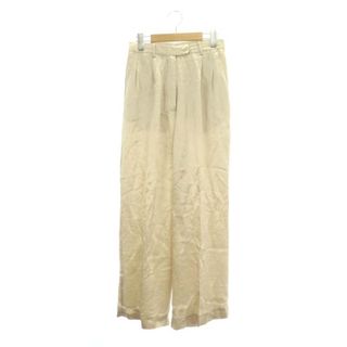 トゥデイフル(TODAYFUL)のトゥデイフル Crepe Satin Trousers パンツ ストレート 36(その他)