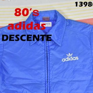 アディダス(adidas)のアディダス 80s ナイロンジャケット 13980c デサント社 ビンテージ(ナイロンジャケット)