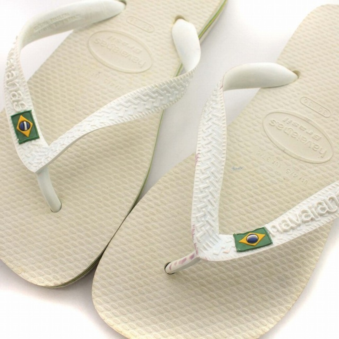 havaianas(ハワイアナス)のハワイアナス havaianas ビーチサンダル 35-36 23.5cm 白 レディースの靴/シューズ(ビーチサンダル)の商品写真