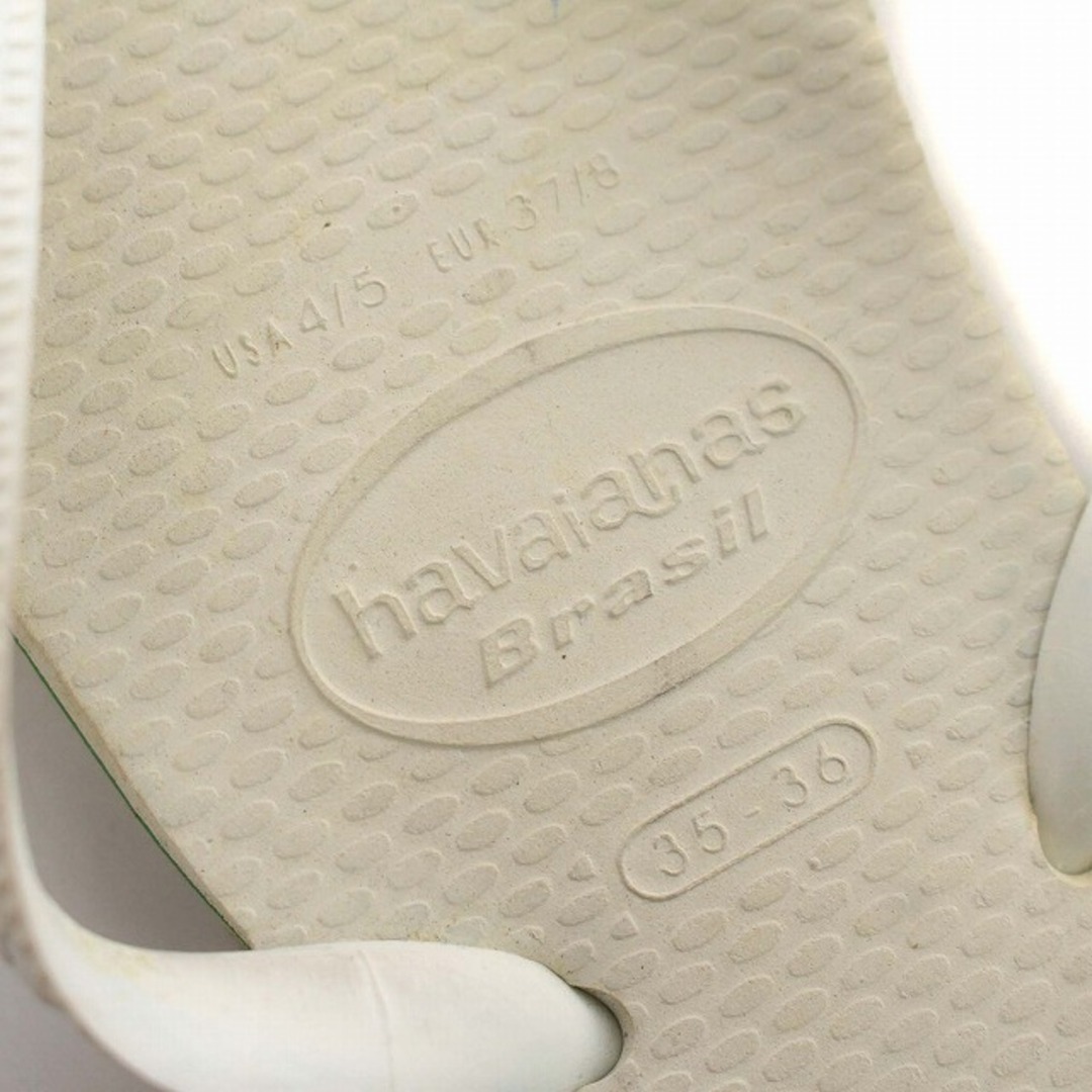 havaianas(ハワイアナス)のハワイアナス havaianas ビーチサンダル 35-36 23.5cm 白 レディースの靴/シューズ(ビーチサンダル)の商品写真