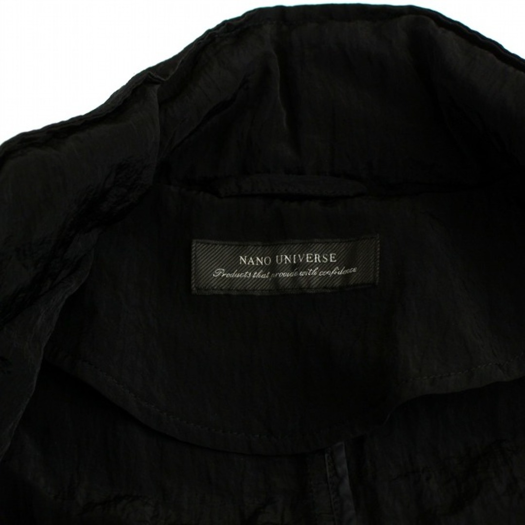 nano・universe(ナノユニバース)のnano universe NOBLE NYLON COAT L 黒 メンズのジャケット/アウター(その他)の商品写真