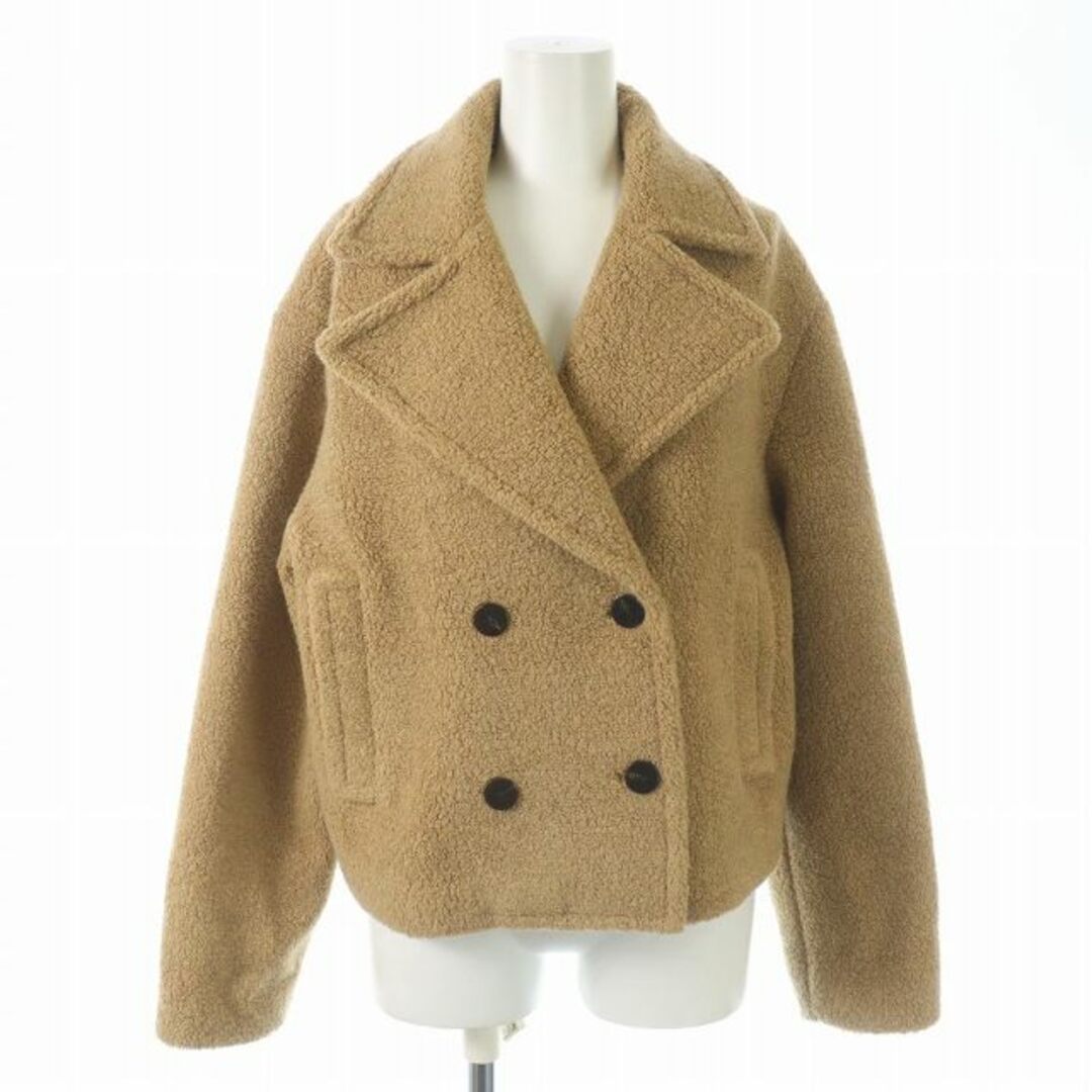 theory(セオリー)のセオリー Teddy Fleece Faux Fur Peacoat S レディースのジャケット/アウター(ピーコート)の商品写真