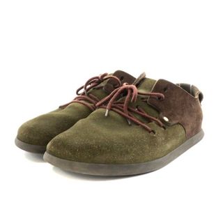 ビルケンシュトック(BIRKENSTOCK)のビルケンシュトック モンタナ シューズ スエード 24.5cm カーキ 茶(その他)