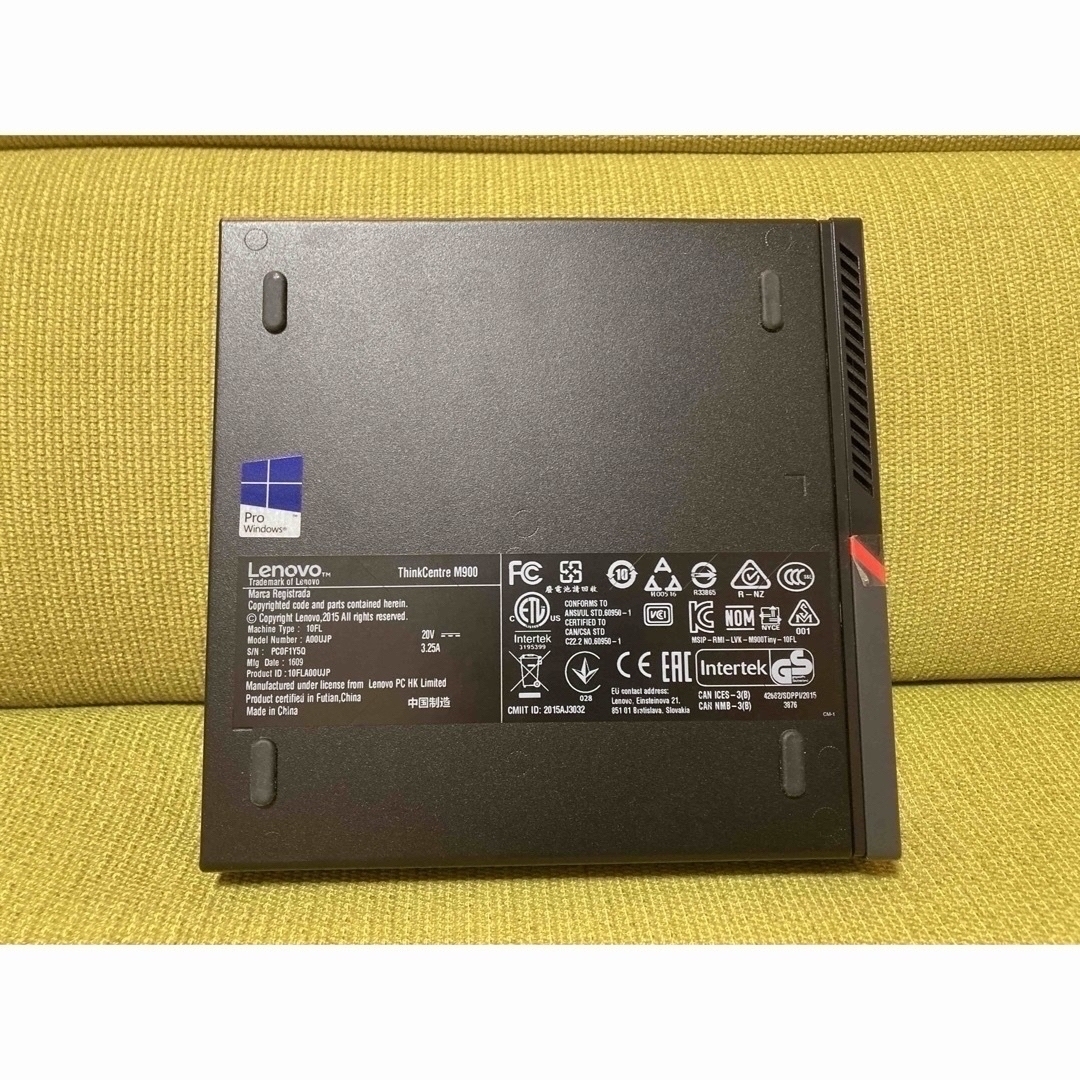 Lenovo(レノボ)のLenovo ThinkCentre M900 (i5/256GB/8GB) スマホ/家電/カメラのPC/タブレット(デスクトップ型PC)の商品写真