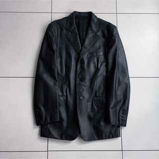 ポールスミス(Paul Smith)の美品【paul smith】3B レザー テーラードジャケット(レザージャケット)