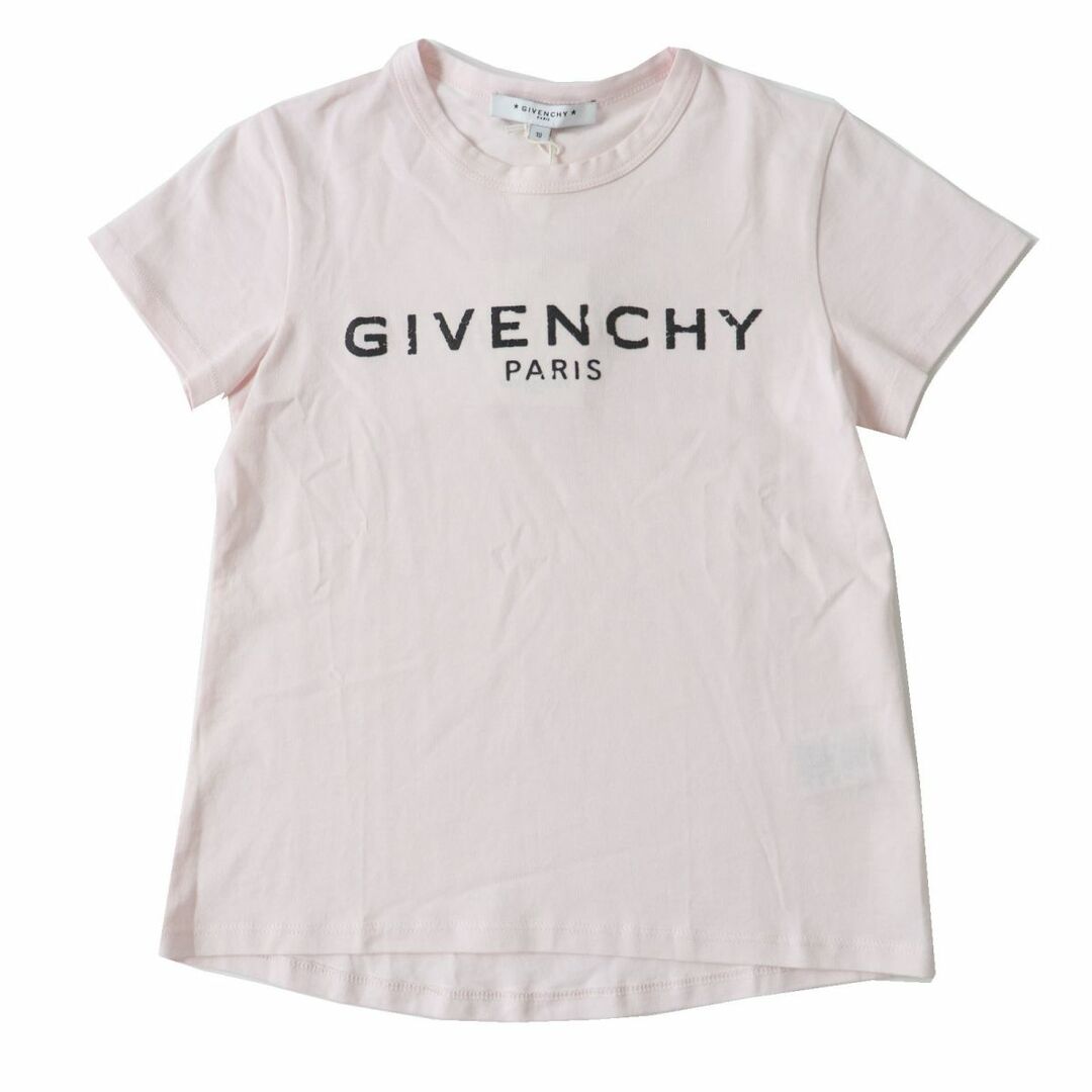 GIVENCHY(ジバンシィ)の未使用品◎GIVENCHY ジバンシィ キッズ コットン100％ ロゴ 半袖 Tシャツ／カットソー ベビーピンク 子供服 サイズ10 タグ付き レディースのトップス(Tシャツ(半袖/袖なし))の商品写真