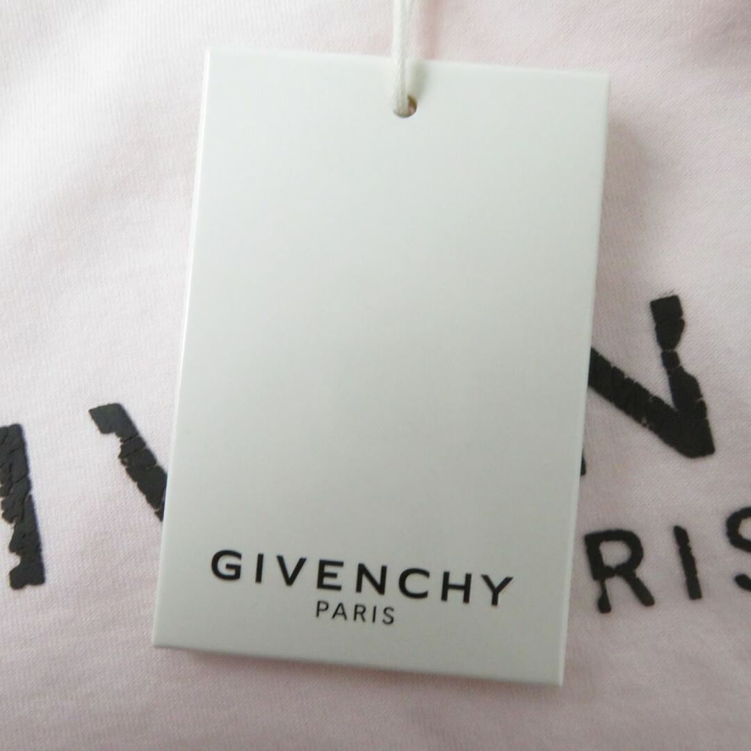 GIVENCHY(ジバンシィ)の未使用品◎GIVENCHY ジバンシィ キッズ コットン100％ ロゴ 半袖 Tシャツ／カットソー ベビーピンク 子供服 サイズ10 タグ付き レディースのトップス(Tシャツ(半袖/袖なし))の商品写真