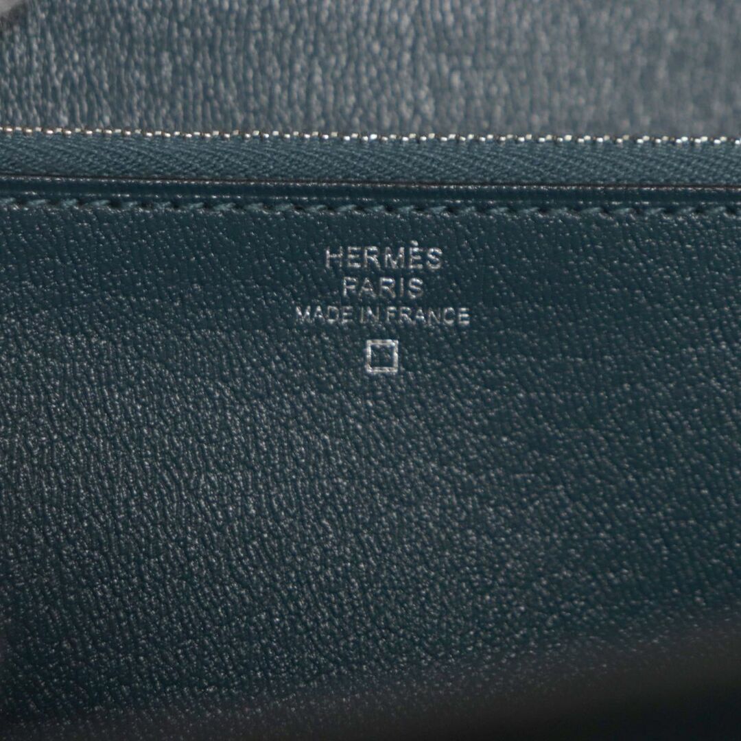 Hermes(エルメス)の極美品▼HERMES エルメス ケリーウォレット ギリーズ アリゲーター クロコダイル レザー 長財布 グリーン シルバー金具 仏製 メンズ X刻印 メンズのファッション小物(長財布)の商品写真