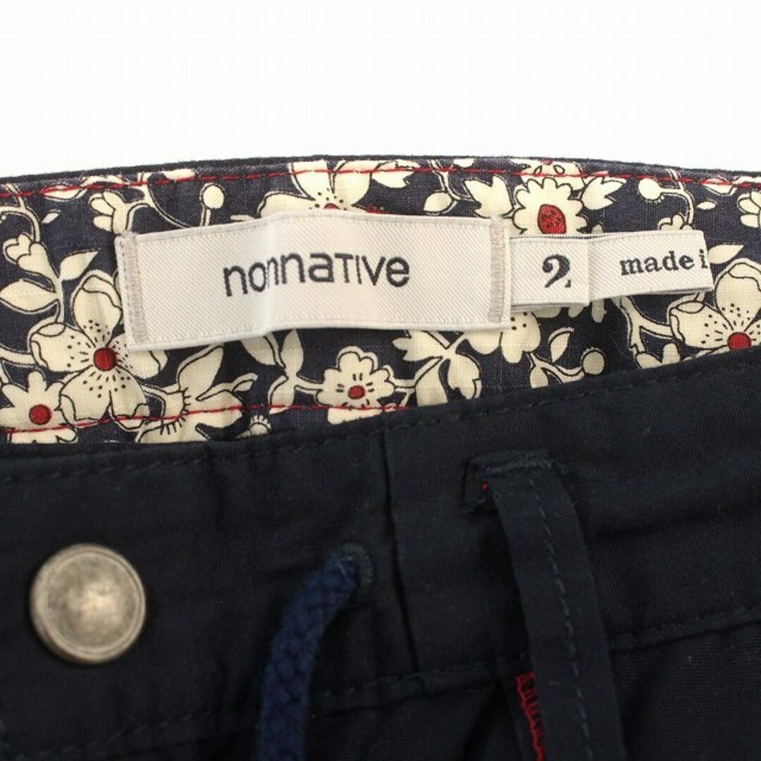 nonnative(ノンネイティブ)のnonnative DWELLER ANKLE クロップドパンツ 2 ネイビー メンズのパンツ(スラックス)の商品写真