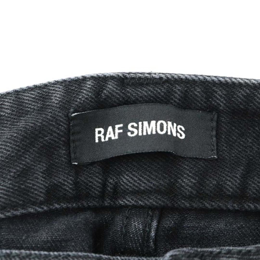 RAF SIMONS(ラフシモンズ)のRAF SIMONS 18AW デニムパンツ ジーンズ ジーパン 30 M 黒 メンズのパンツ(デニム/ジーンズ)の商品写真