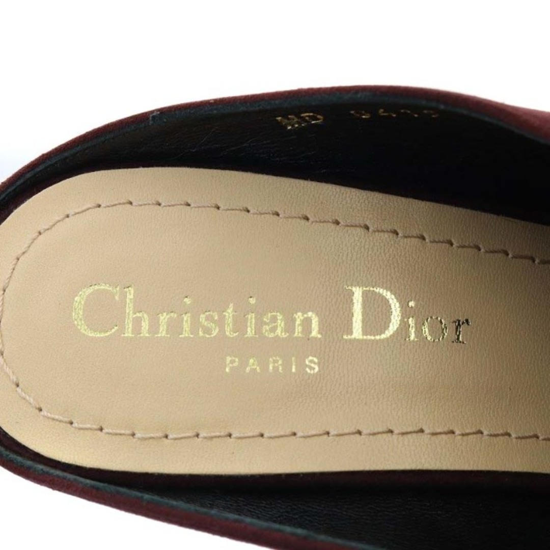Christian Dior(クリスチャンディオール)のクリスチャンディオール KCQ215VVVS33R DIOR 39 ボルドー レディースの靴/シューズ(ミュール)の商品写真