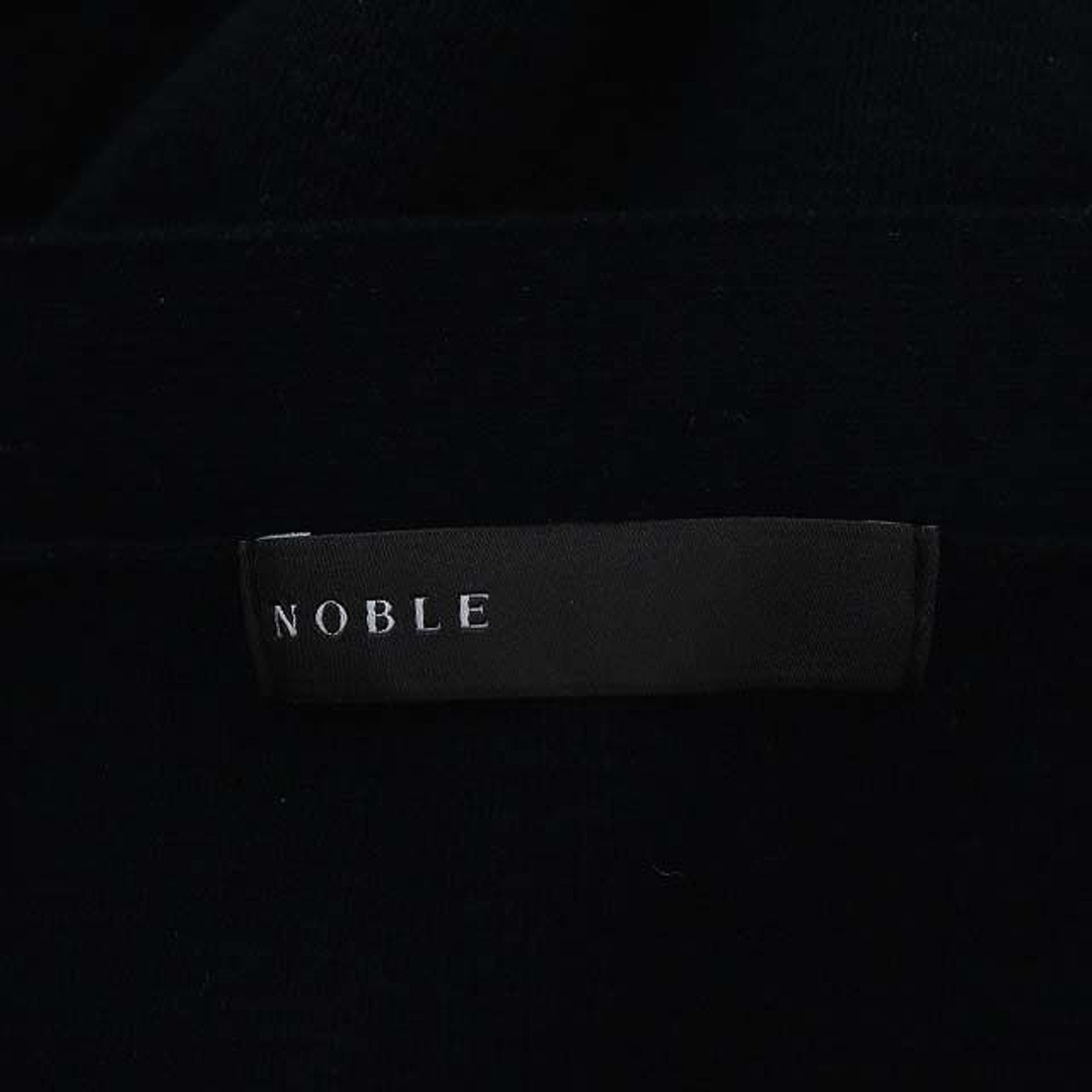 Noble(ノーブル)のノーブル 22AW ミラノリブジャケットカーディガン 長袖 濃紺 ダークネイビー レディースのトップス(カーディガン)の商品写真