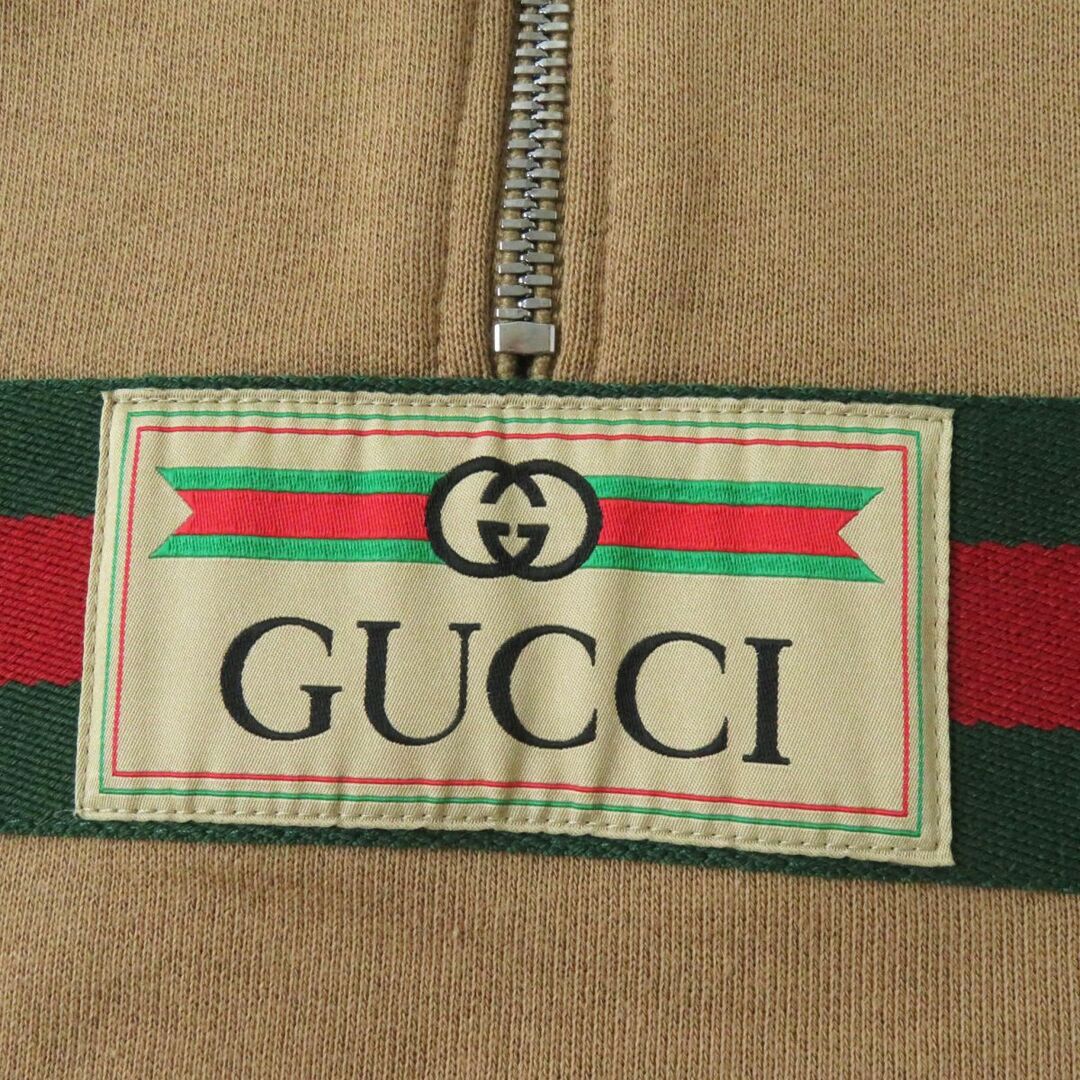 Gucci(グッチ)の未使用品◎正規品 イタリア製 GUCCI グッチ 675670 カットオフ ノースリーブ スウェットパーカー シェリーライン×ブラウン キッズ6 キッズ/ベビー/マタニティのキッズ服女の子用(90cm~)(その他)の商品写真