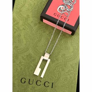 グッチ(Gucci)のグッチ カットアウト/Gロゴ ネックレス/ペンダント 訳あり(チェーン60cm(ネックレス)