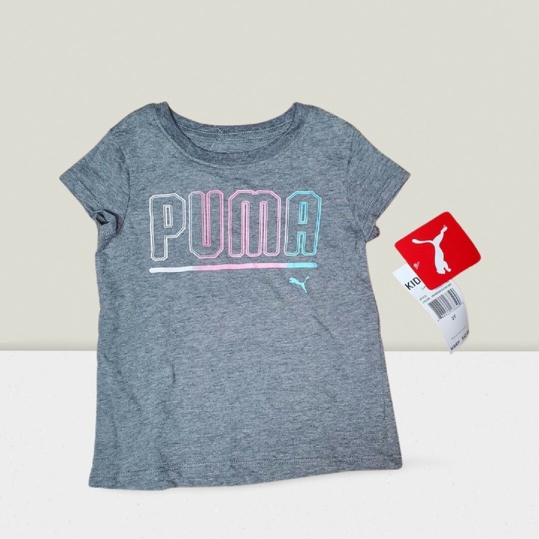 PUMA(プーマ)のTシャツパンツセット　2T　PUMA キッズ/ベビー/マタニティのキッズ服女の子用(90cm~)(Tシャツ/カットソー)の商品写真