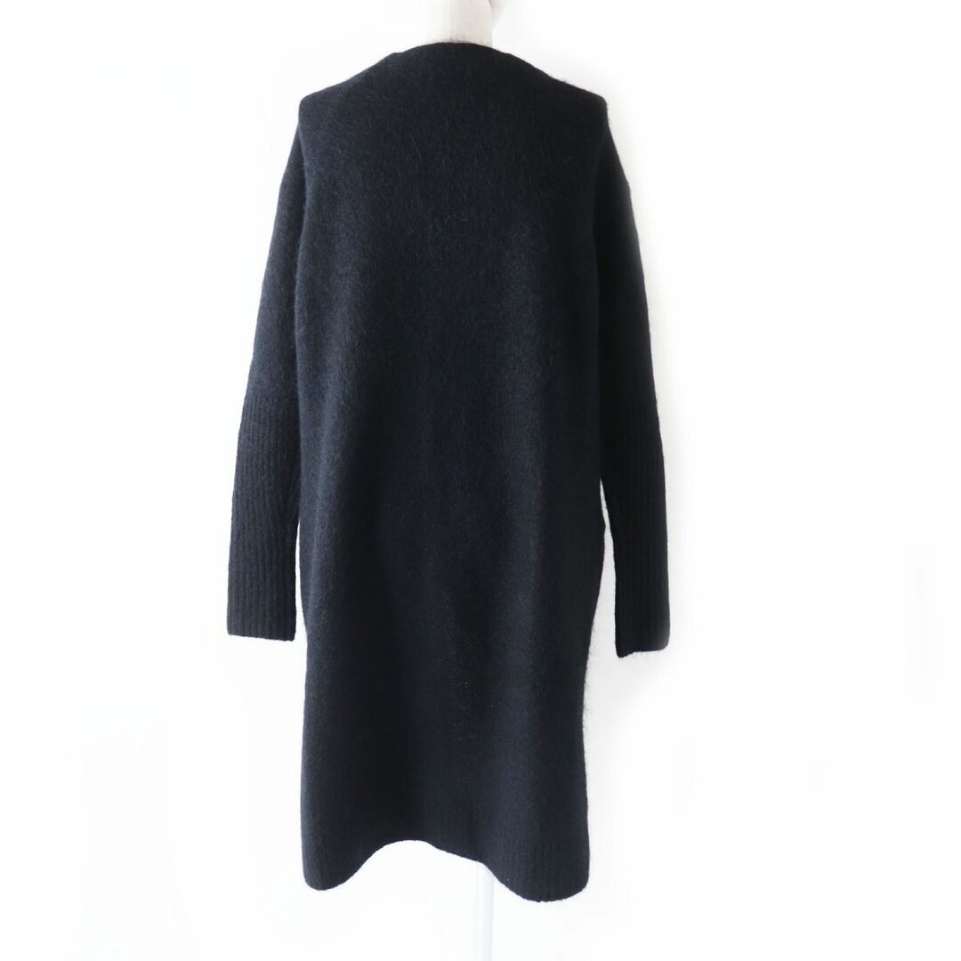 Acne Studios(アクネストゥディオズ)の極美品◎Acne Studios アクネ ストゥディオズ RAYA MOHAIR レディース モヘア 起毛ニットロングカーディガン フロントオープン ブラック XS レディースのトップス(カーディガン)の商品写真