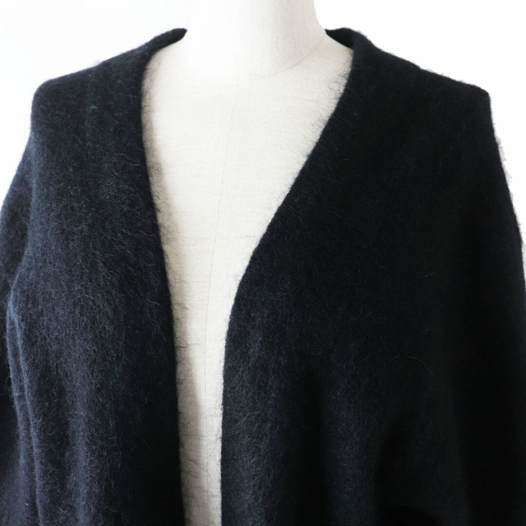 Acne Studios(アクネストゥディオズ)の極美品◎Acne Studios アクネ ストゥディオズ RAYA MOHAIR レディース モヘア 起毛ニットロングカーディガン フロントオープン ブラック XS レディースのトップス(カーディガン)の商品写真