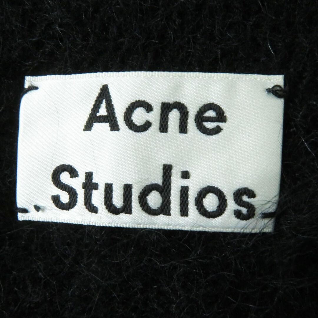 Acne Studios(アクネストゥディオズ)の極美品◎Acne Studios アクネ ストゥディオズ RAYA MOHAIR レディース モヘア 起毛ニットロングカーディガン フロントオープン ブラック XS レディースのトップス(カーディガン)の商品写真