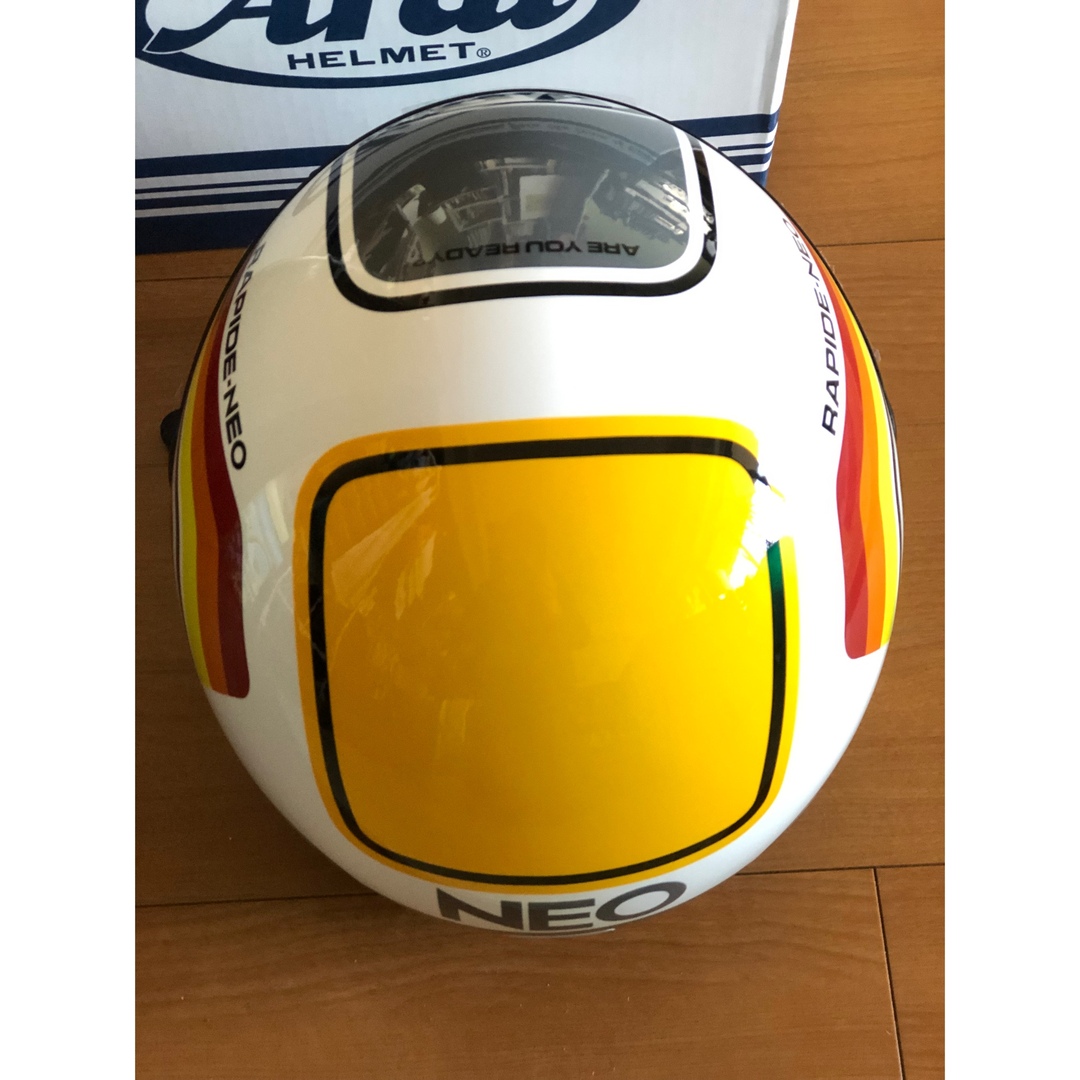 Arai(アライ)の中古まあまあ美品　アライ  ラパイドネオ　ナンバー　M 57-58 自動車/バイクのバイク(ヘルメット/シールド)の商品写真