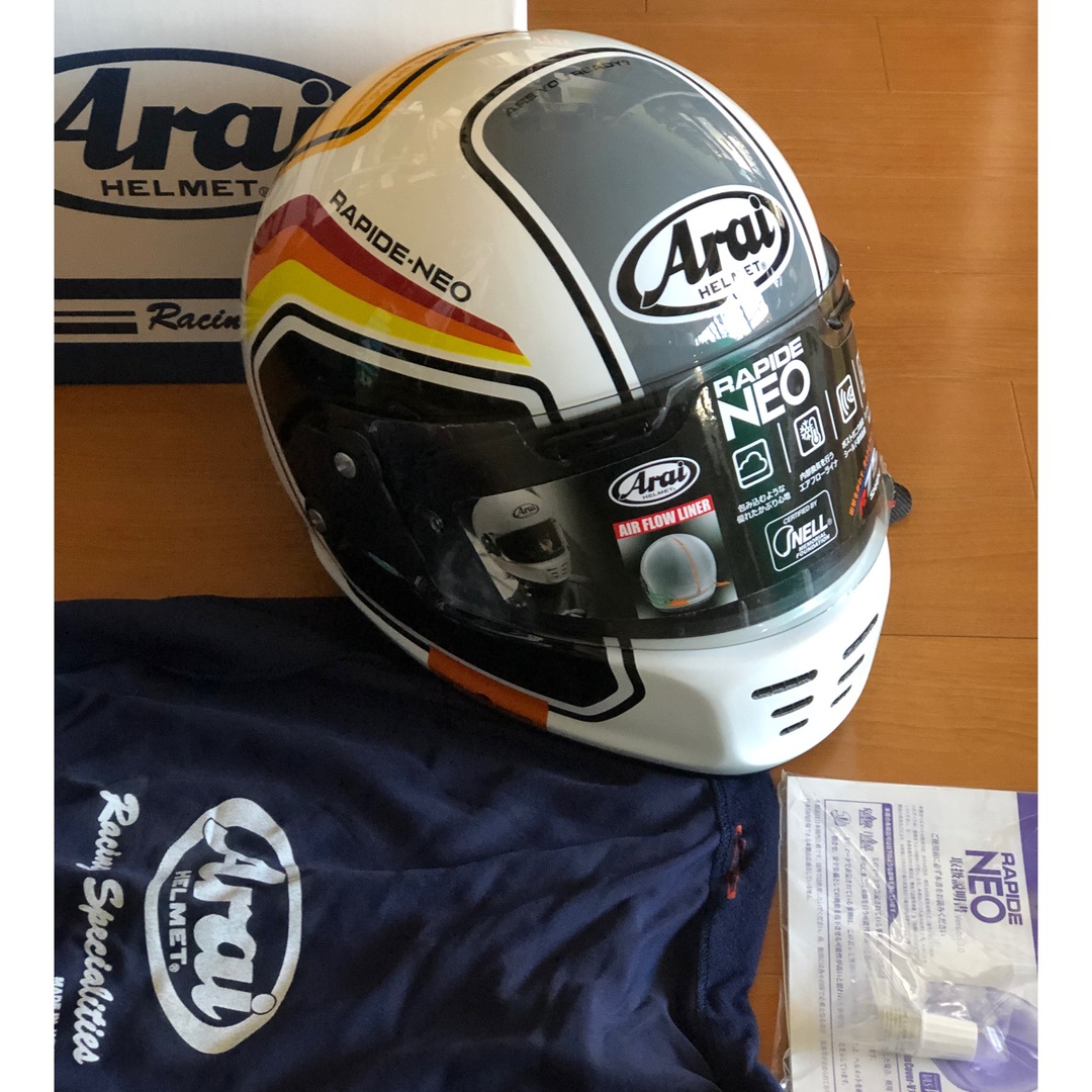 Arai(アライ)の中古まあまあ美品　アライ  ラパイドネオ　ナンバー　M 57-58 自動車/バイクのバイク(ヘルメット/シールド)の商品写真